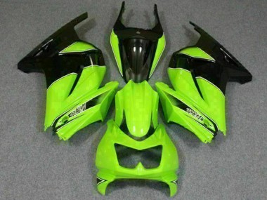 Carenado & Plástico Moto Kawasaki EX250 08-12 - Verde Negro Ninja