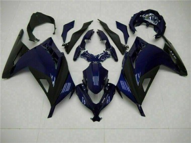 Carenado & Plástico Moto Kawasaki EX300 13-16 - Azul Negro