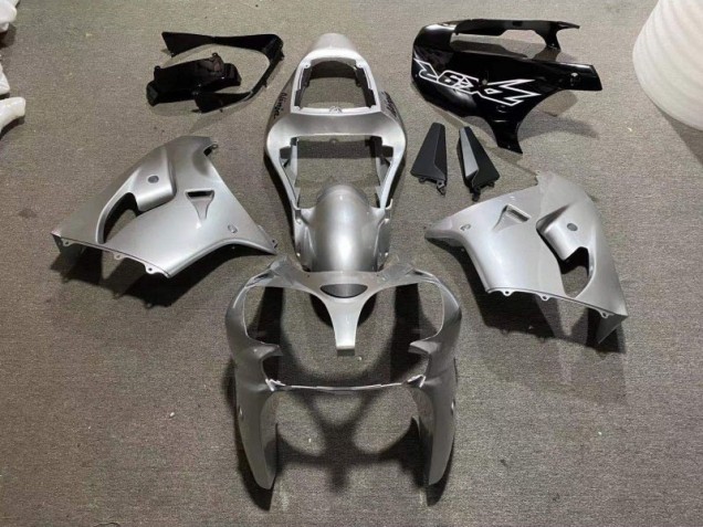 Carenado & Plástico Moto Kawasaki ZX9R 02-03 - Plata Brillante Negro Carenado & Plástico Moto Kawasaki ZX9R 02-03 - Plata Brillante Negro