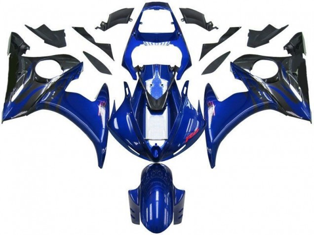 Carenado & Plástico Moto Yamaha R6 03-05 - Azul Negro Carenado & Plástico Moto Yamaha R6 03-05 - Azul Negro