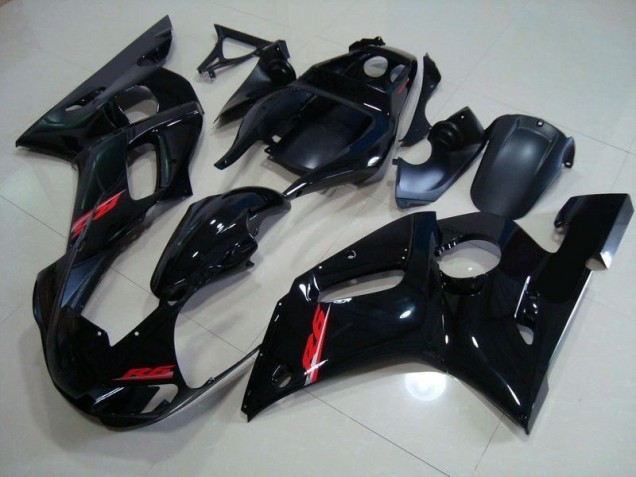 Carenado & Plástico Moto Yamaha R6 98-02 - Brillante Negro Rojo Calcomanías Carenado & Plástico Moto Yamaha R6 98-02 - Brillante Negro Rojo Calcomanías