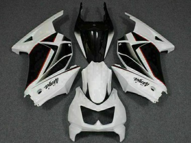 Carenados Moto Kawasaki EX250 08-12 - Blanco Negro Ninja