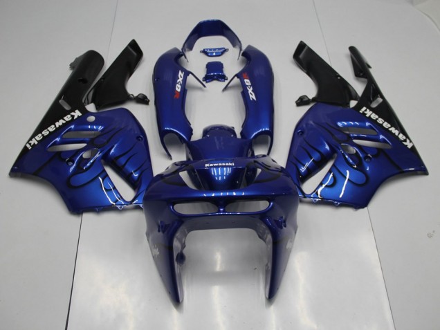 Carenados Moto Kawasaki ZX9R 94-97 - Azul Negro Llama Carenados Moto Kawasaki ZX9R 94-97 - Azul Negro Llama