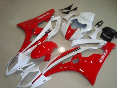 Carenados Moto Yamaha R6 06-07 - Rojo Blanco