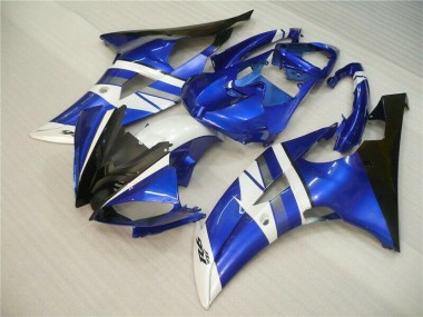 Carenados Moto Yamaha R6 08-16 - Azul Blanco Negro