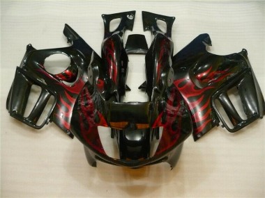 Carrocería Motocicletas Honda CBR 600 F3 95-98 - Negro Rojo Llama