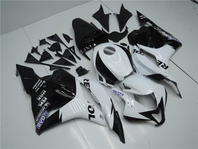 Carrocería Motocicletas Honda CBR 600 RR 09-12 - Blanco Negro Carrocería Motocicletas Honda CBR 600 RR 09-12 - Blanco Negro