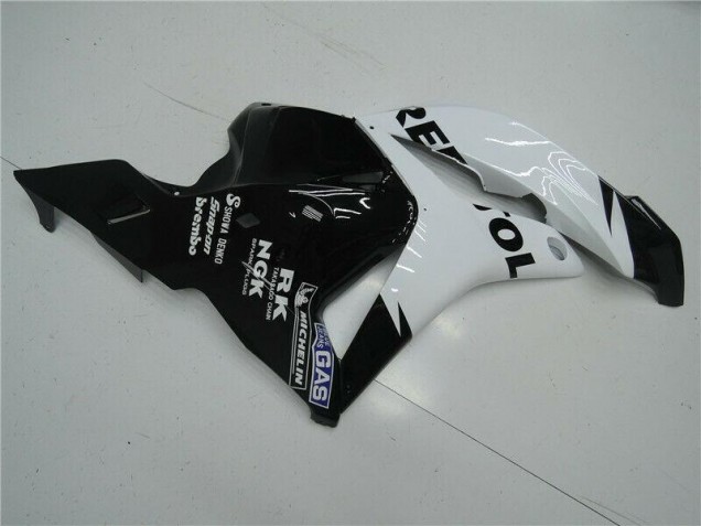 Carrocería Motocicletas Honda CBR 600 RR 09-12 - Blanco Negro Carrocería Motocicletas Honda CBR 600 RR 09-12 - Blanco Negro