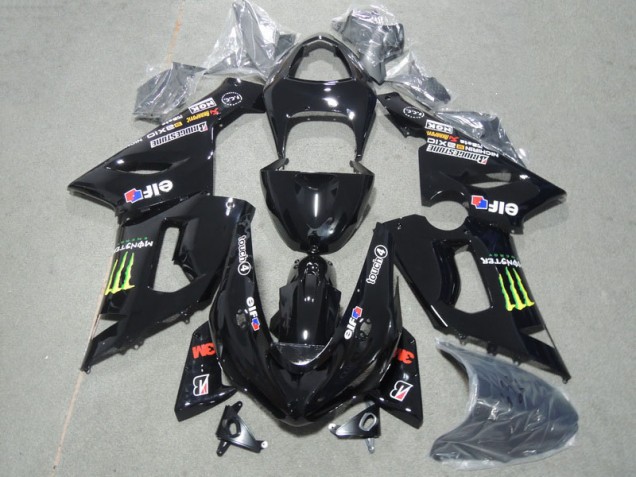 Carrocería Motocicletas Kawasaki ZX6R 05-06 - 3M Touch4 Monster Negro Carrocería Motocicletas Kawasaki ZX6R 05-06 - 3M Touch4 Monster Negro