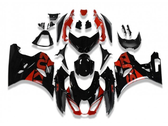 Carrocería Motocicletas Suzuki GSXR 1000 17-23 - Negro Rojo Carrocería Motocicletas Suzuki GSXR 1000 17-23 - Negro Rojo