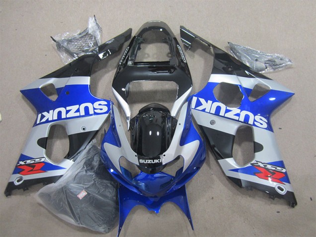 Carrocería Motocicletas Suzuki GSXR 1000 K1 00-02 - Azul Blanco Calcomanía Carrocería Motocicletas Suzuki GSXR 1000 K1 00-02 - Azul Blanco Calcomanía
