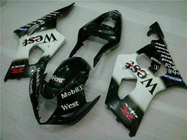 Carrocería Motocicletas Suzuki GSXR 1000 K3 03-04 - Blanco Negro Carrocería Motocicletas Suzuki GSXR 1000 K3 03-04 - Blanco Negro