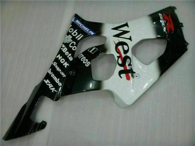 Carrocería Motocicletas Suzuki GSXR 1000 K3 03-04 - Blanco Negro Carrocería Motocicletas Suzuki GSXR 1000 K3 03-04 - Blanco Negro