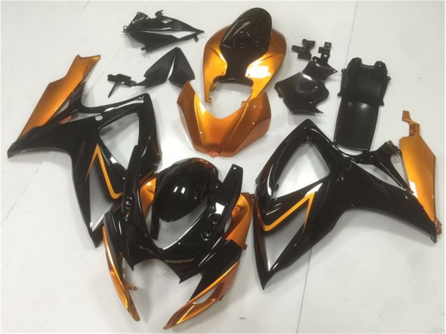 Carrocería Motocicletas Suzuki GSXR 600 / 750 K6 06-07 - Negro Naranja