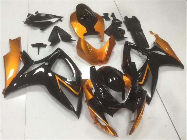Carrocería Motocicletas Suzuki GSXR 600 / 750 K6 06-07 - Negro Naranja