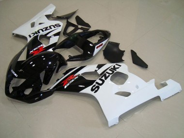 Carrocería Motocicletas Suzuki GSXR 750 K4 04-05 - Negro Blanco