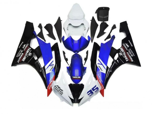 Carrocería Motocicletas Yamaha R6 06-07 - Azul Blanco Carrocería Motocicletas Yamaha R6 06-07 - Azul Blanco