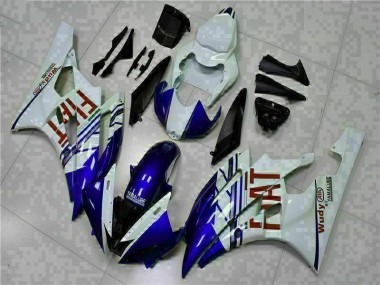 Carrocería Motocicletas Yamaha R6 06-07 - Blanco Azul