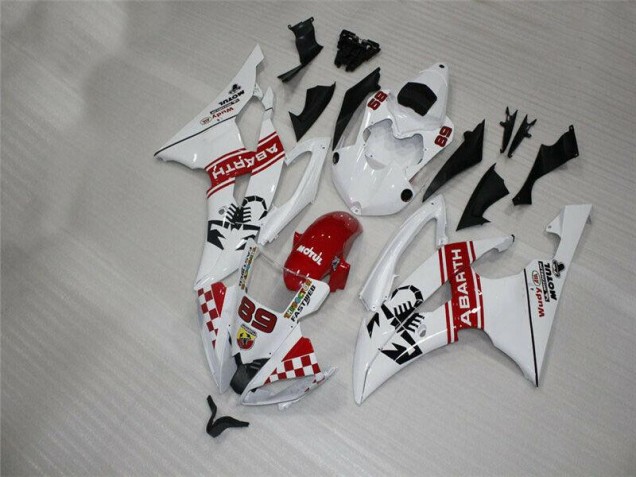 Carrocería Motocicletas Yamaha R6 08-16 - Blanco Carrocería Motocicletas Yamaha R6 08-16 - Blanco