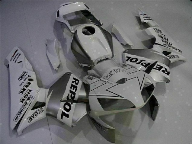Inyección Kit Carenado Moto Honda CBR 600 RR 03-04 - Blanco Repsol Inyección Kit Carenado Moto Honda CBR 600 RR 03-04 - Blanco Repsol