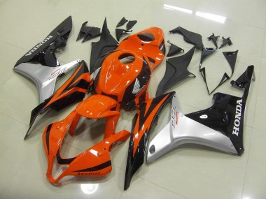 Inyección Kit Carenado Moto Honda CBR 600 RR 07-08 - Naranja Plata Negro