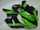 Inyección Kit Carenado Moto Kawasaki ZX6R 05-06 - Verde Negro Inyección Kit Carenado Moto Kawasaki ZX6R 05-06 - Verde Negro