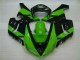 Inyección Kit Carenado Moto Kawasaki ZX6R 05-06 - Verde Negro Inyección Kit Carenado Moto Kawasaki ZX6R 05-06 - Verde Negro