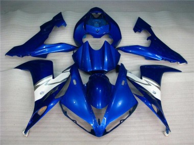 Inyección Kit Carenado Moto Yamaha R1 04-06 - Azul Blanco