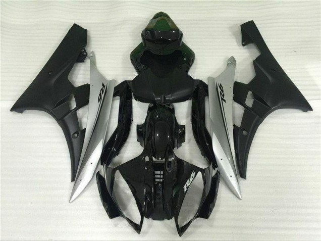 Inyección Kit Carenado Moto Yamaha R6 06-07 - Plata Negro Inyección Kit Carenado Moto Yamaha R6 06-07 - Plata Negro