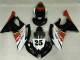 Inyección Kit Carenado Moto Yamaha R6 08-16 - Blanco Negro Inyección Kit Carenado Moto Yamaha R6 08-16 - Blanco Negro
