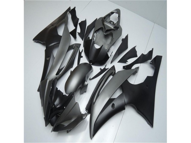 Inyección Kit Carenado Moto Yamaha R6 08-16 - Gris Negro Inyección Kit Carenado Moto Yamaha R6 08-16 - Gris Negro