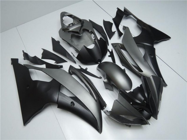 Inyección Kit Carenado Moto Yamaha R6 08-16 - Gris Negro Inyección Kit Carenado Moto Yamaha R6 08-16 - Gris Negro