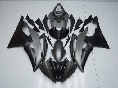 Inyección Kit Carenado Moto Yamaha R6 08-16 - Gris Negro