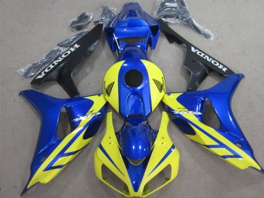Inyección Kits Carenado Moto Honda CBR 1000 RR 06-07 - Azul Amarillo