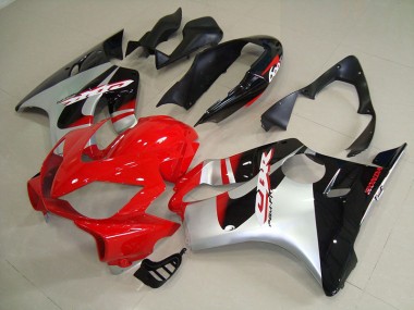 Inyección Kits Carenado Moto Honda CBR 600 F4i 04-07 - Rojo Plata