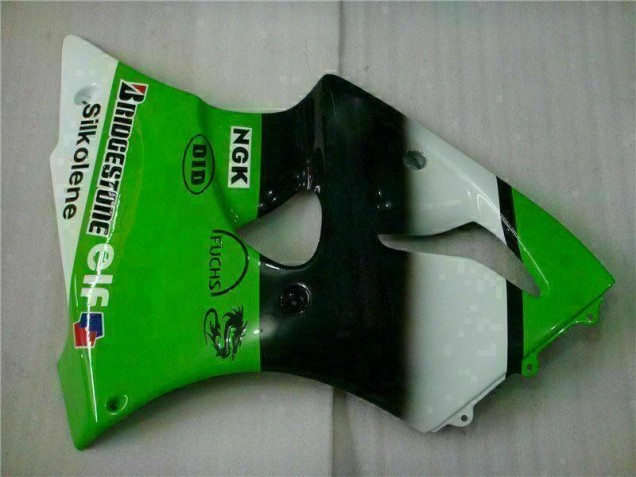 Inyección Kits Carenado Moto Kawasaki ZX6R 00-02 - Verde Negro