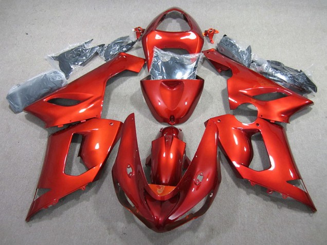 Inyección Kits Carenado Moto Kawasaki ZX6R 05-06 - Naranja Inyección Kits Carenado Moto Kawasaki ZX6R 05-06 - Naranja