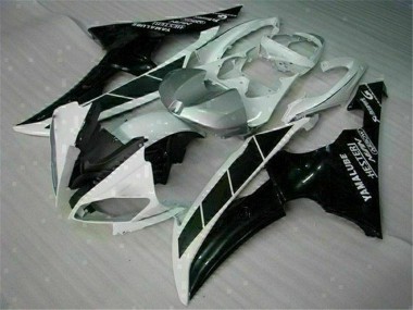 Inyección Kits Carenado Moto Yamaha R6 08-16 - Blanco Negro