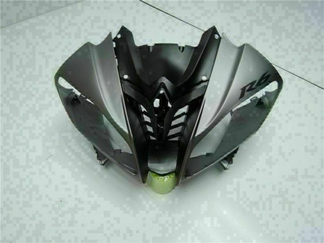 Inyección Kits Carenado Moto Yamaha R6 08-16 - Gris Negro Inyección Kits Carenado Moto Yamaha R6 08-16 - Gris Negro