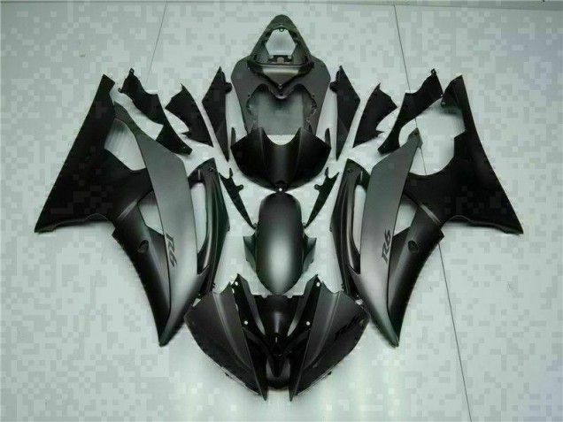 Inyección Kits Carenado Moto Yamaha R6 08-16 - Gris Negro Inyección Kits Carenado Moto Yamaha R6 08-16 - Gris Negro