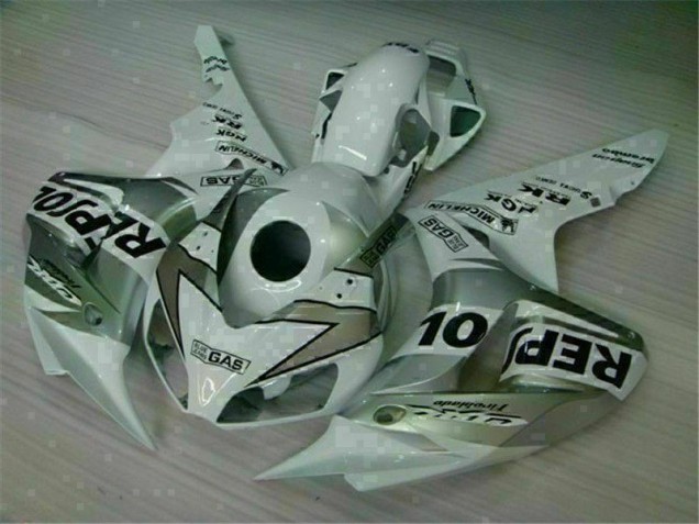 Kit ABS Carenado Motocicleta Honda CBR 1000 RR 04-05 - Plata Repsol Kit ABS Carenado Motocicleta Honda CBR 1000 RR 04-05 - Plata Repsol