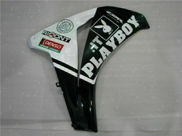 Kit ABS Carenado Motocicleta Honda CBR 1000 RR 08-11 - Blanco Negro Playboy Kit ABS Carenado Motocicleta Honda CBR 1000 RR 08-11 - Blanco Negro Playboy