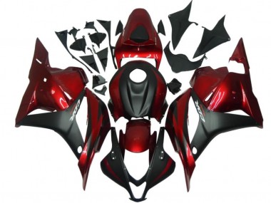 Kit ABS Carenado Motocicleta Honda CBR 600 RR 09-12 - Rojo Negro