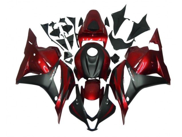 Kit ABS Carenado Motocicleta Honda CBR 600 RR 09-12 - Rojo Negro Kit ABS Carenado Motocicleta Honda CBR 600 RR 09-12 - Rojo Negro