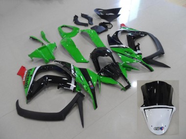 Kit ABS Carenado Motocicleta Kawasaki ZX10R 11-15 - Verde & Negro