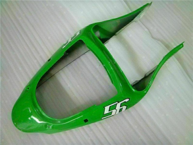 Kit ABS Carenado Motocicleta Kawasaki ZX6R 00-02 - Verde Negro Kit ABS Carenado Motocicleta Kawasaki ZX6R 00-02 - Verde Negro