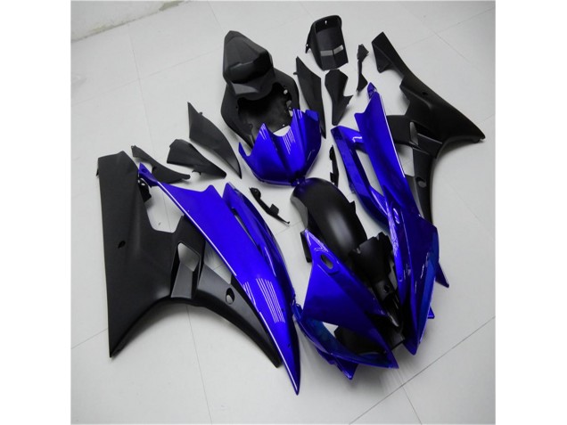 Kit ABS Carenado Motocicleta Yamaha R6 06-07 - Azul Negro Kit ABS Carenado Motocicleta Yamaha R6 06-07 - Azul Negro