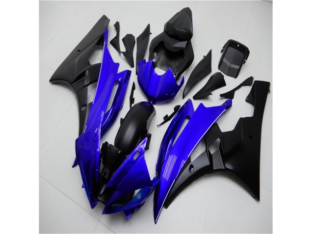 Kit ABS Carenado Motocicleta Yamaha R6 06-07 - Azul Negro Kit ABS Carenado Motocicleta Yamaha R6 06-07 - Azul Negro