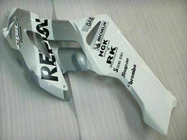 Kit Carenado ABS Completo Honda CBR 1000 RR 04-05 - Plata Blanco Repsol Kit Carenado ABS Completo Honda CBR 1000 RR 04-05 - Plata Blanco Repsol