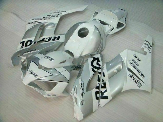 Kit Carenado ABS Completo Honda CBR 1000 RR 04-05 - Plata Blanco Repsol Kit Carenado ABS Completo Honda CBR 1000 RR 04-05 - Plata Blanco Repsol